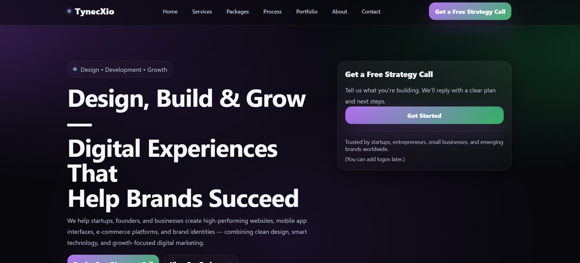 TynecXio MERN Website